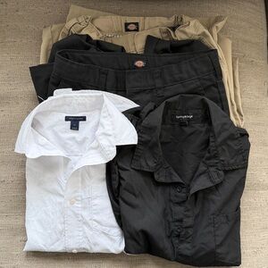 Boys Dress Shirts and Pants (Set of 4)